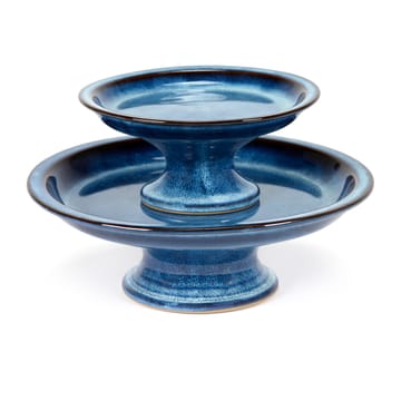 Pure taartschotel geglazuurd L Ø23,5 cm - Dark Blue - Serax