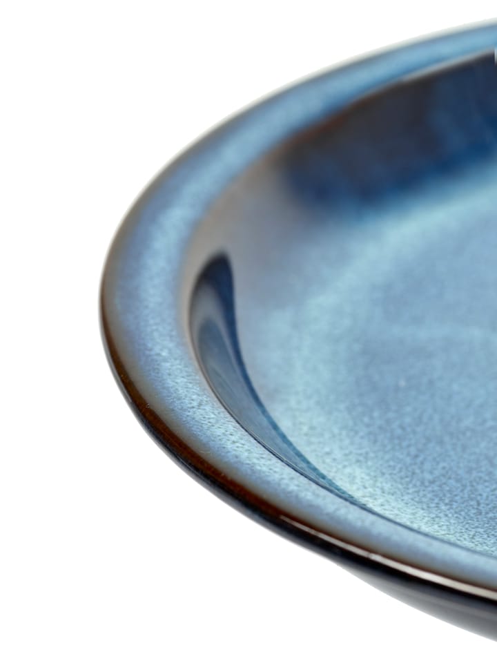 Pure taartschotel geglazuurd S Ø16,5 cm, Dark Blue Serax