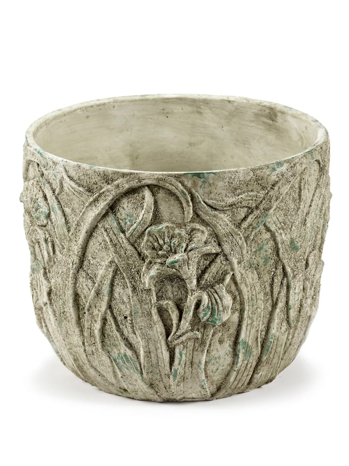 Rustic pot bloempatroon M 25,5 cm, Grey Serax