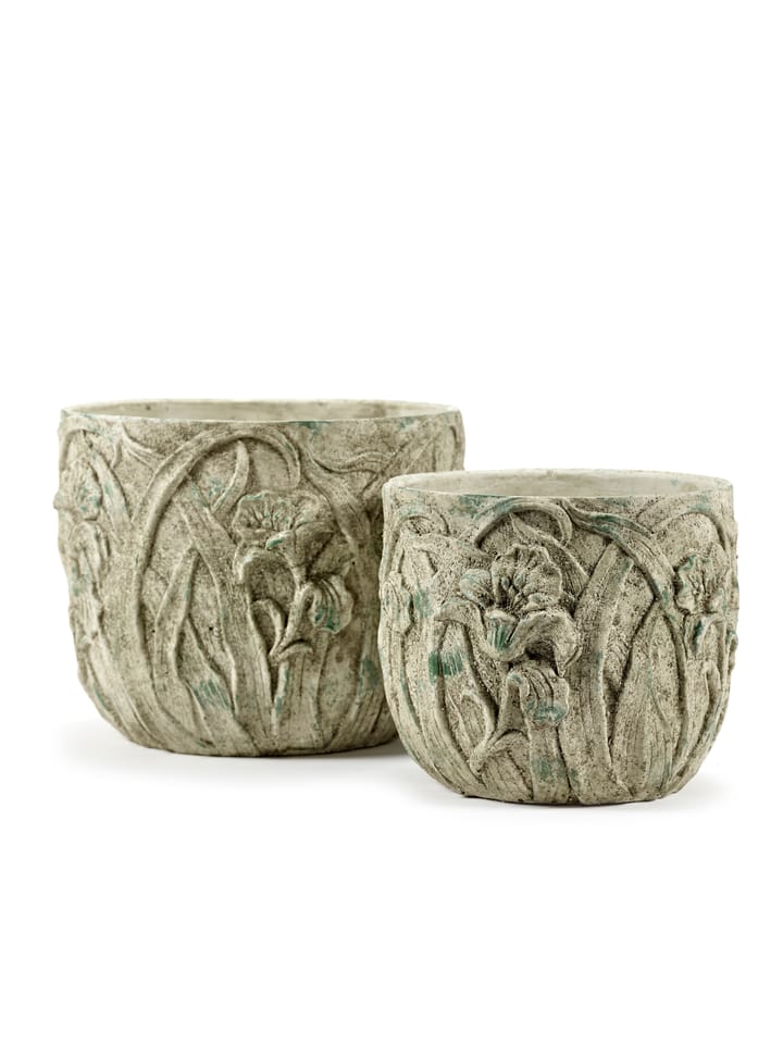 Rustic pot bloempatroon S 21,5 cm, Grey Serax