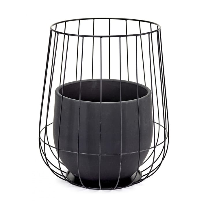 Serax bloempot in mand Ø37 cm h46 cm - Black - Serax