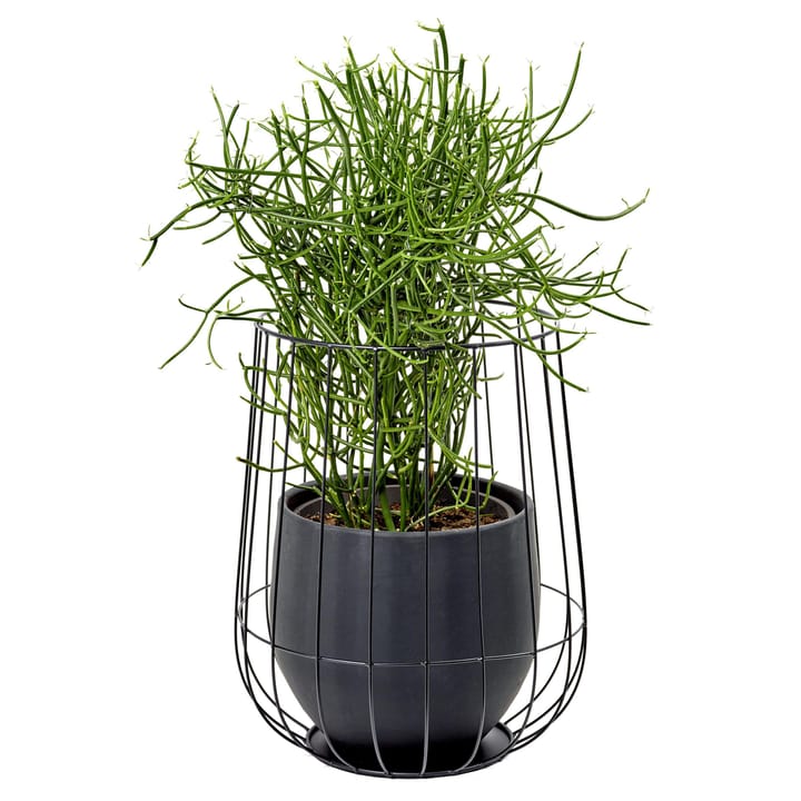 Serax bloempot in mand Ø37 cm h46 cm, Black Serax