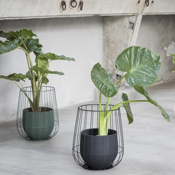Serax bloempot in mand Ø37 cm h46 cm - Black - Serax