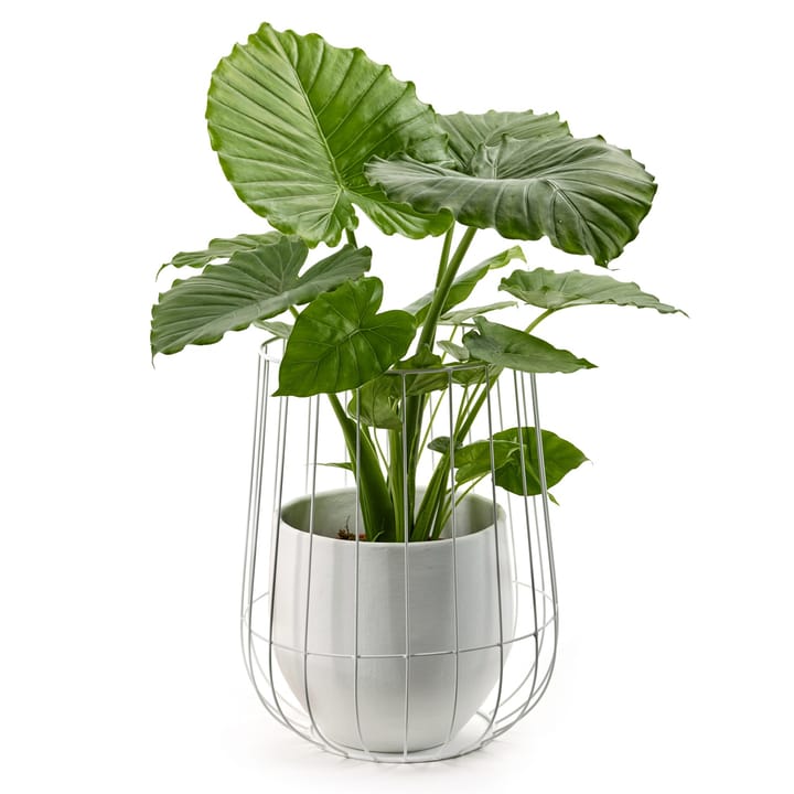 Serax bloempot in mand Ø37 cm h46 cm, White Serax