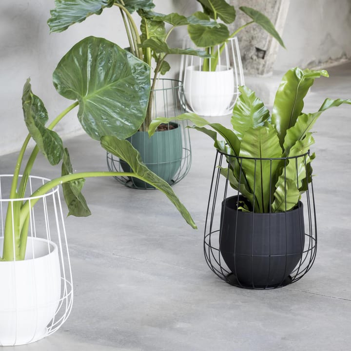Serax bloempot in mand Ø37 cm h46 cm, White Serax