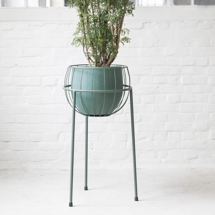 Serax pot met bloemenstandaard - Army green - Serax