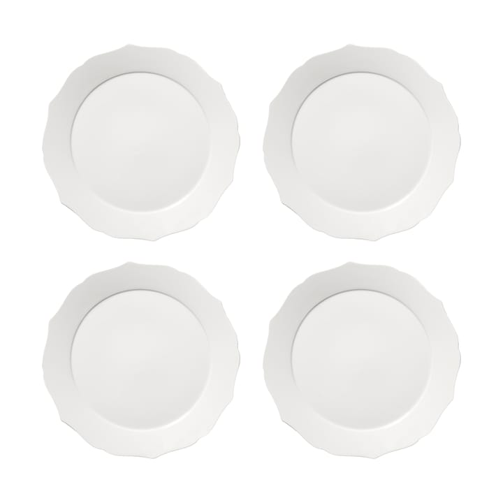 Silhouette bord L Ø26 cm 4-pack - White - Serax