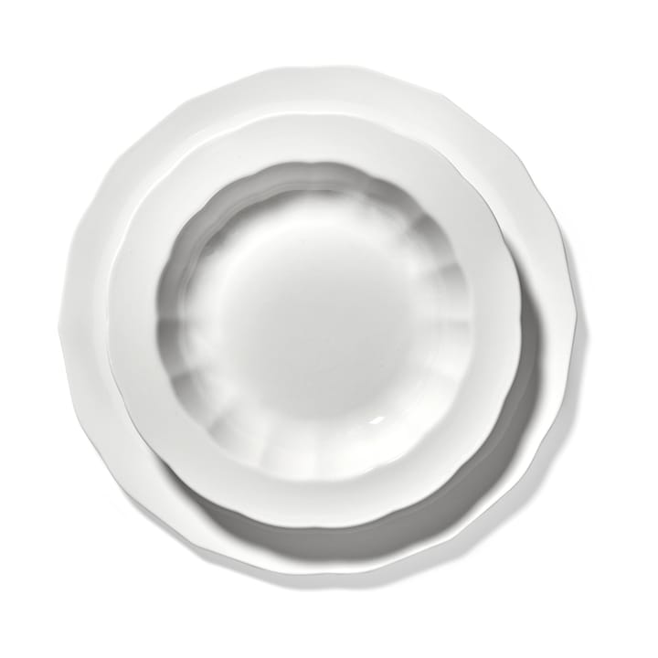 Silhouette bord L Ø26 cm, White Serax