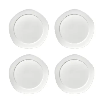 Silhouette bord S Ø20,6 cm 4-pack - White - Serax