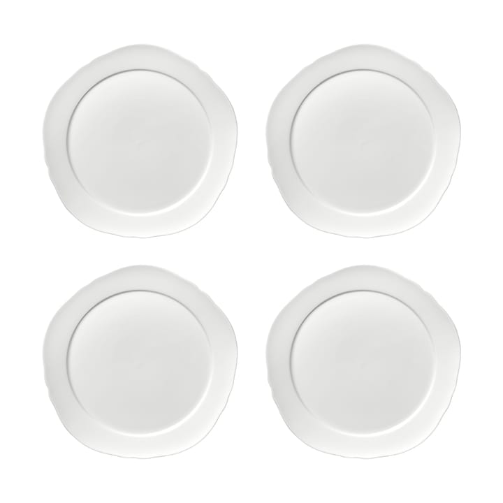 Silhouette bord S Ø20,6 cm 4-pack - White - Serax