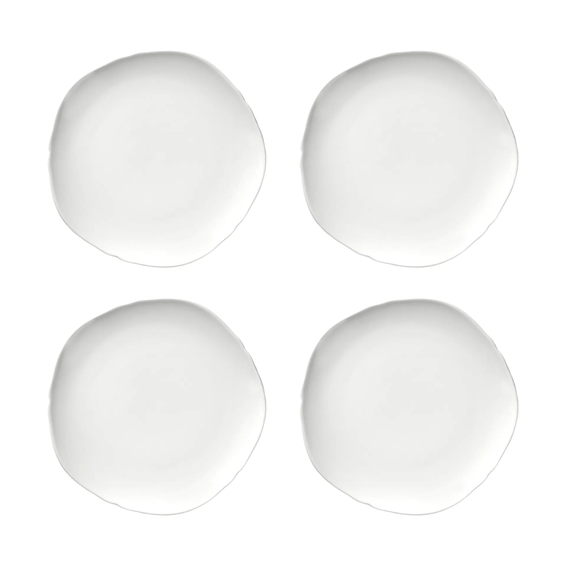 Silhouette bord XXS Ø15 cm 4-pack, White Serax