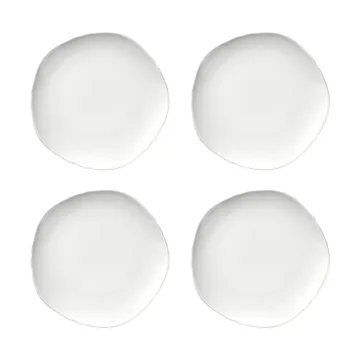 Silhouette bord XXS Ø15 cm 4-pack - White - Serax