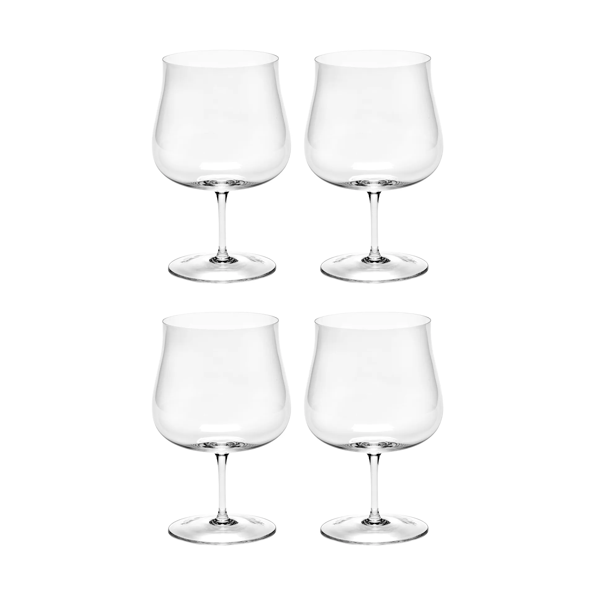 Silhouette Bourgogne wijnglas 73 cl 4-pack, Clear Serax