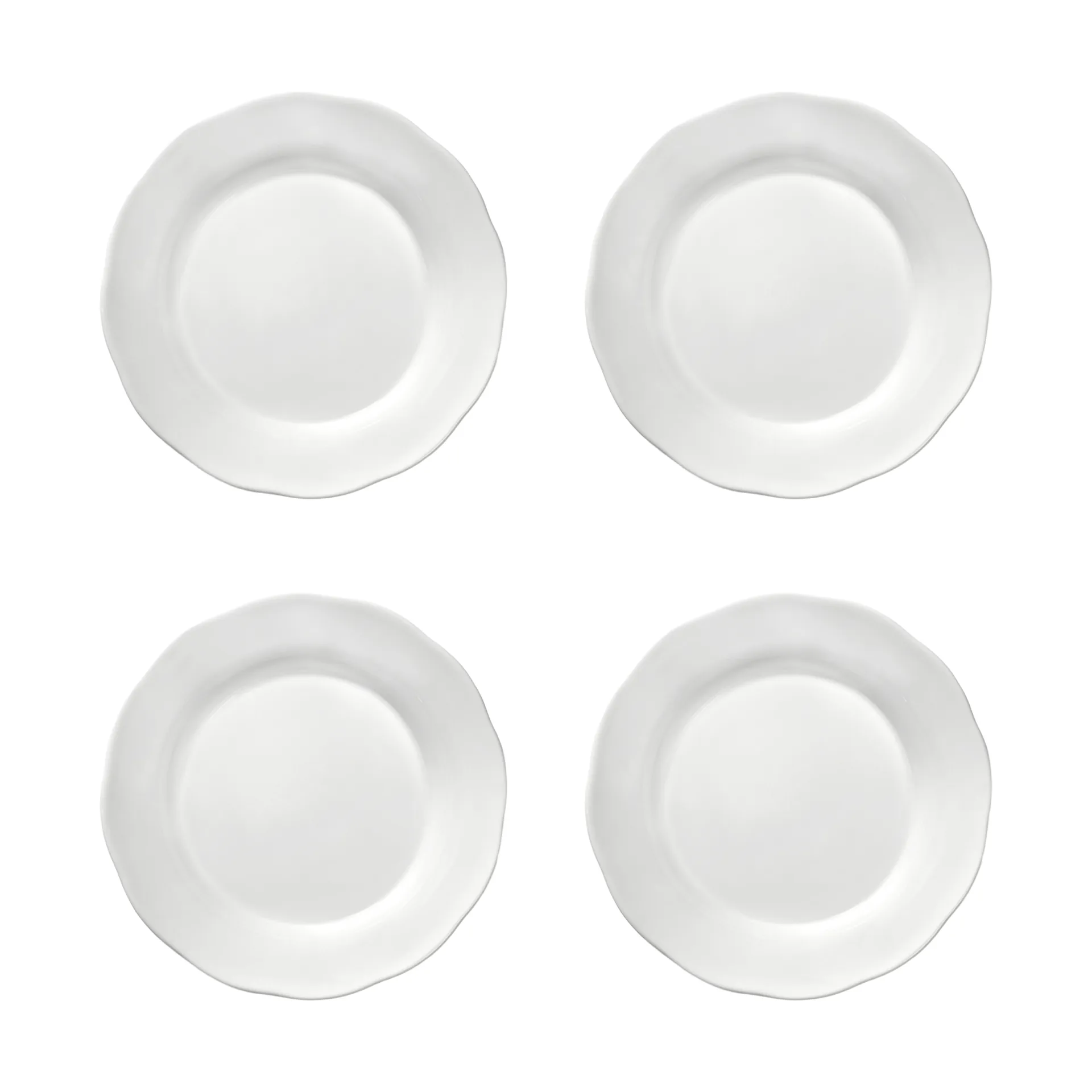 Silhouette diep bijbord M Ø15 cm 4-pack, White Serax