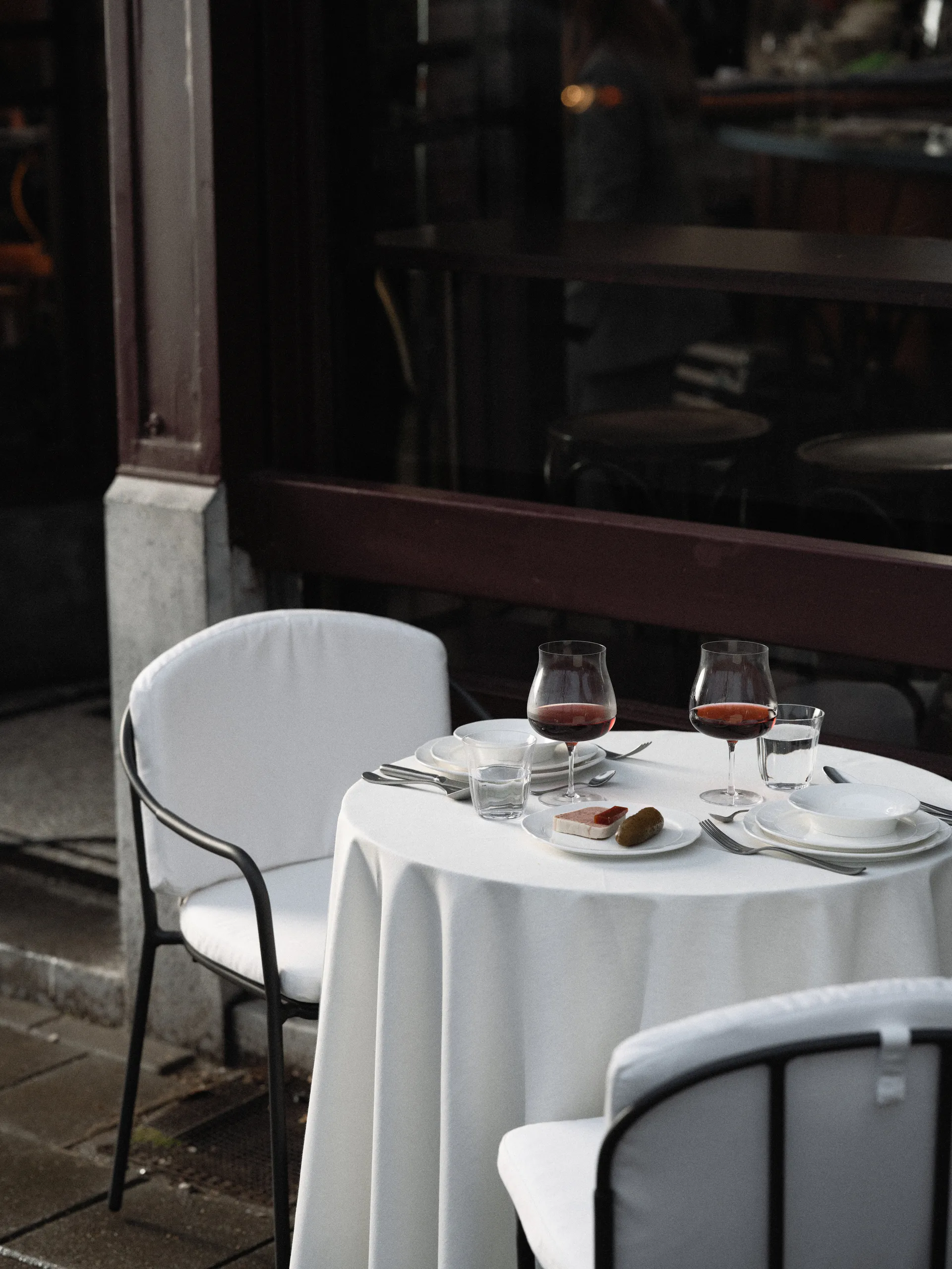 Silhouette diep bijbord M Ø15 cm 4-pack, White Serax