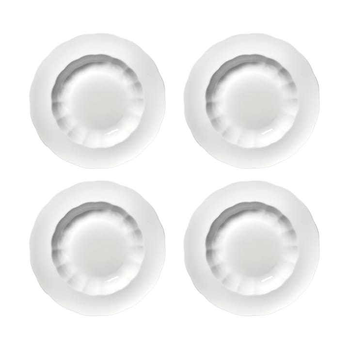 Silhouette diep bord L Ø27 cm 4-pack - White - Serax