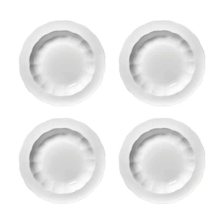 Silhouette diep bord M Ø23,7 cm 4-pack - White - Serax