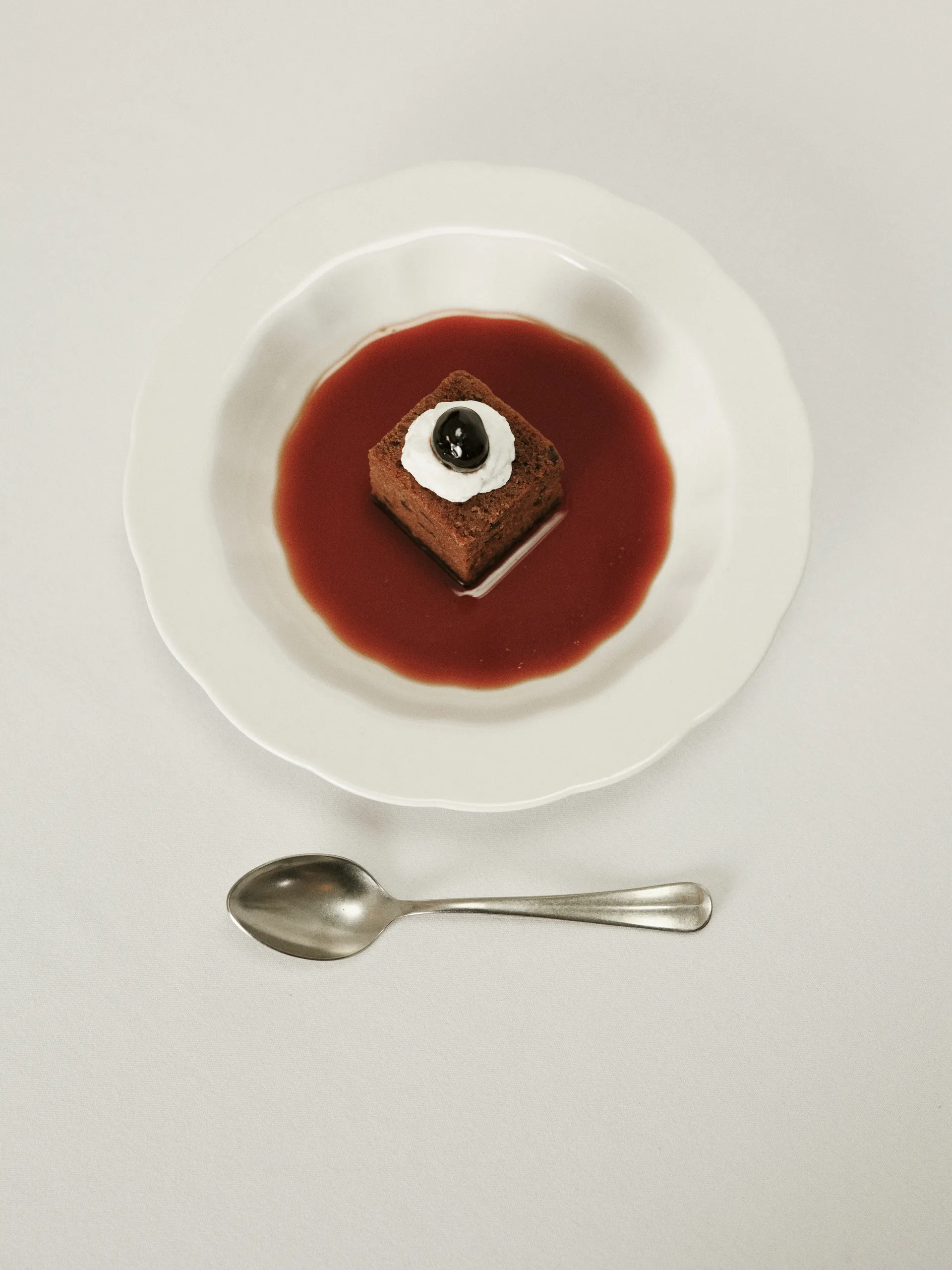 Silhouette diep bord M Ø23,7 cm 4-pack, White Serax