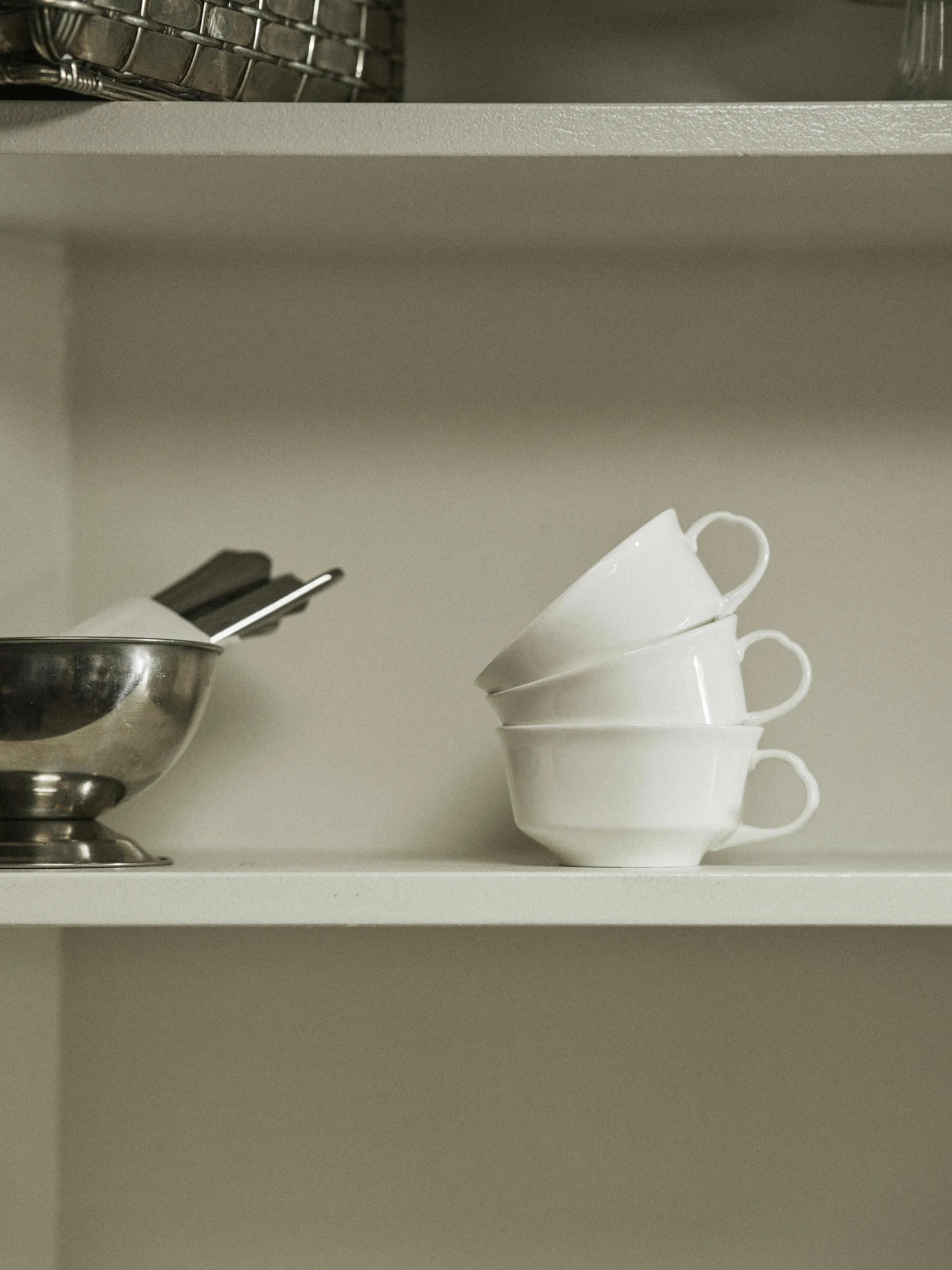 Silhouette espressokopje 10 cl 4-pack, White Serax