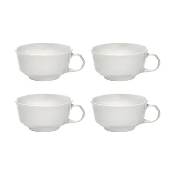 Silhouette koffiekop 19 cl 4-pack - White - Serax