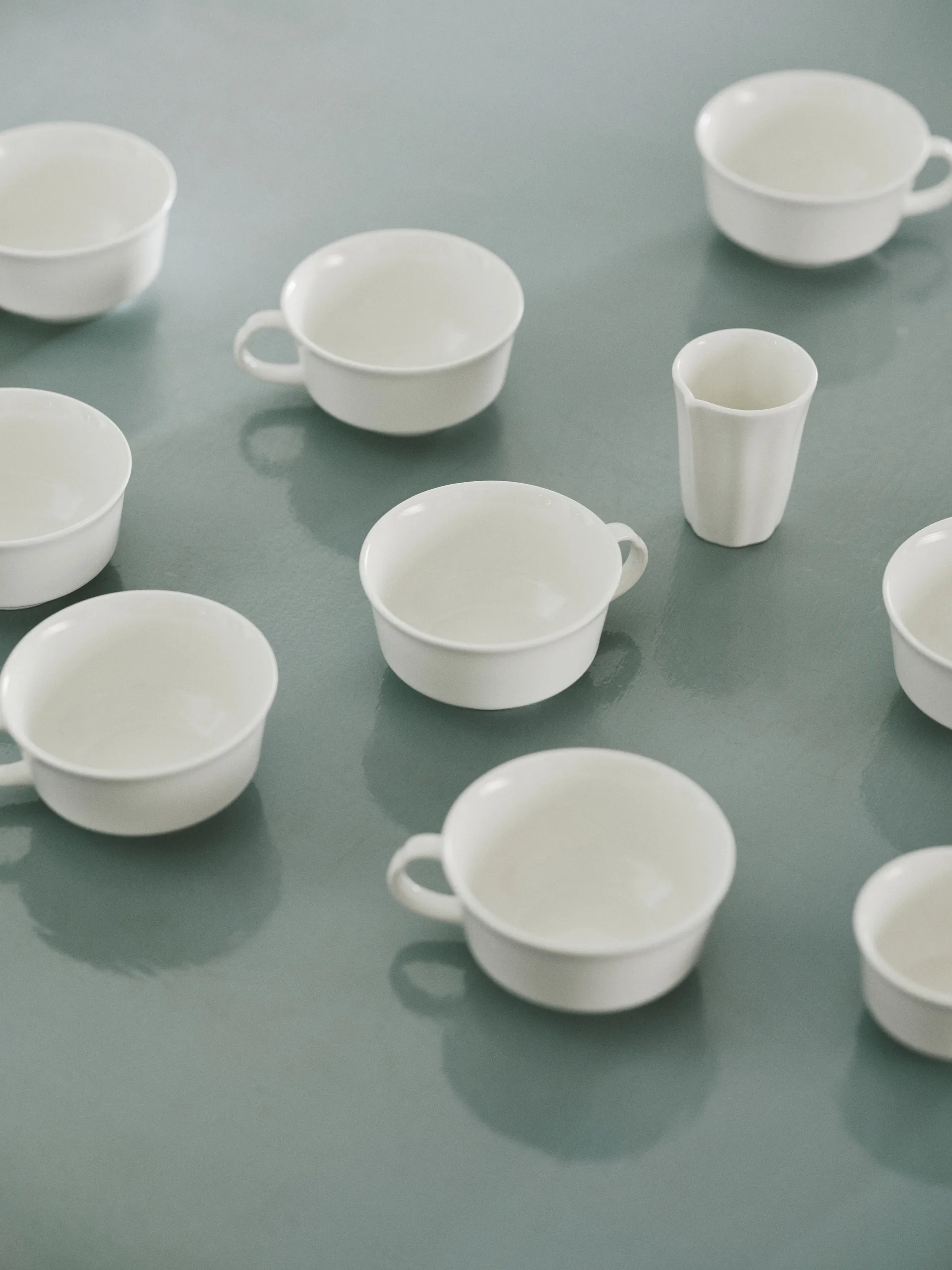 Silhouette koffiekop 19 cl 4-pack, White Serax