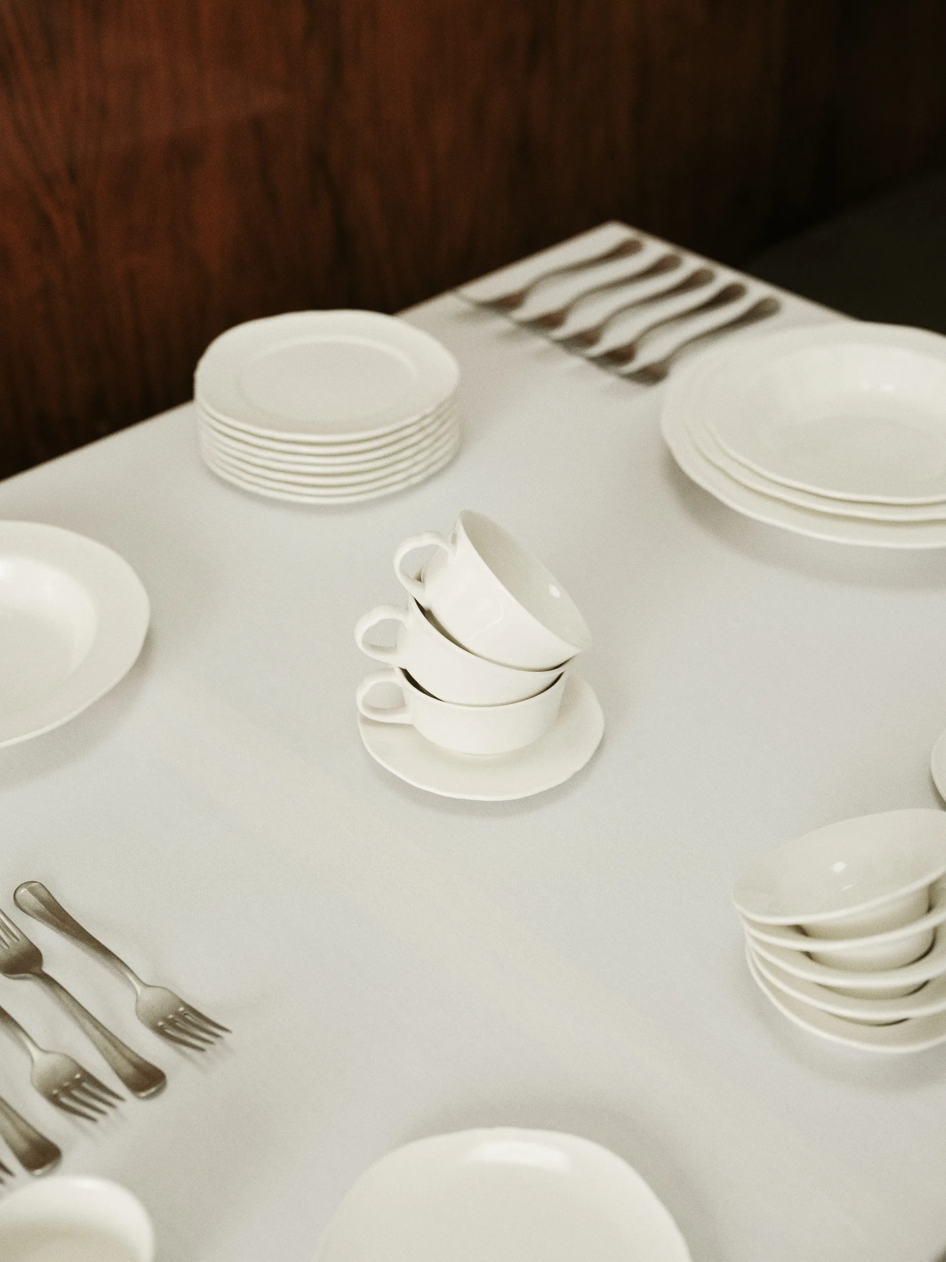 Silhouette koffiekop 19 cl 4-pack, White Serax