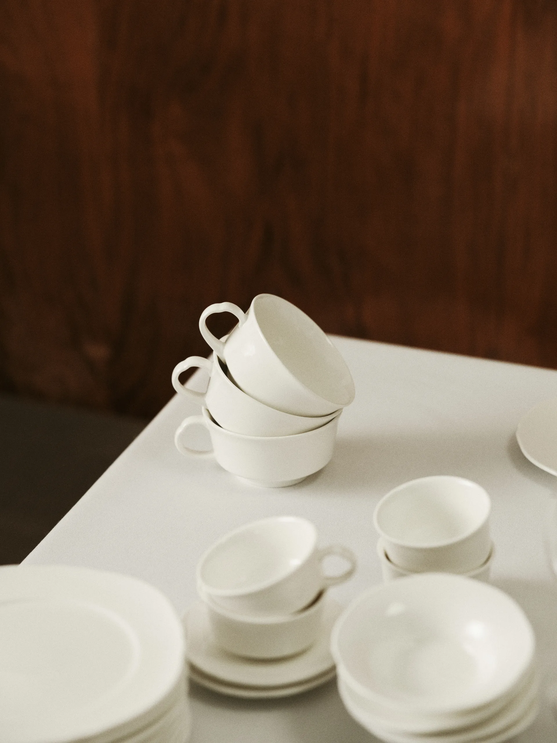 Silhouette koffiekop 19 cl 4-pack, White Serax