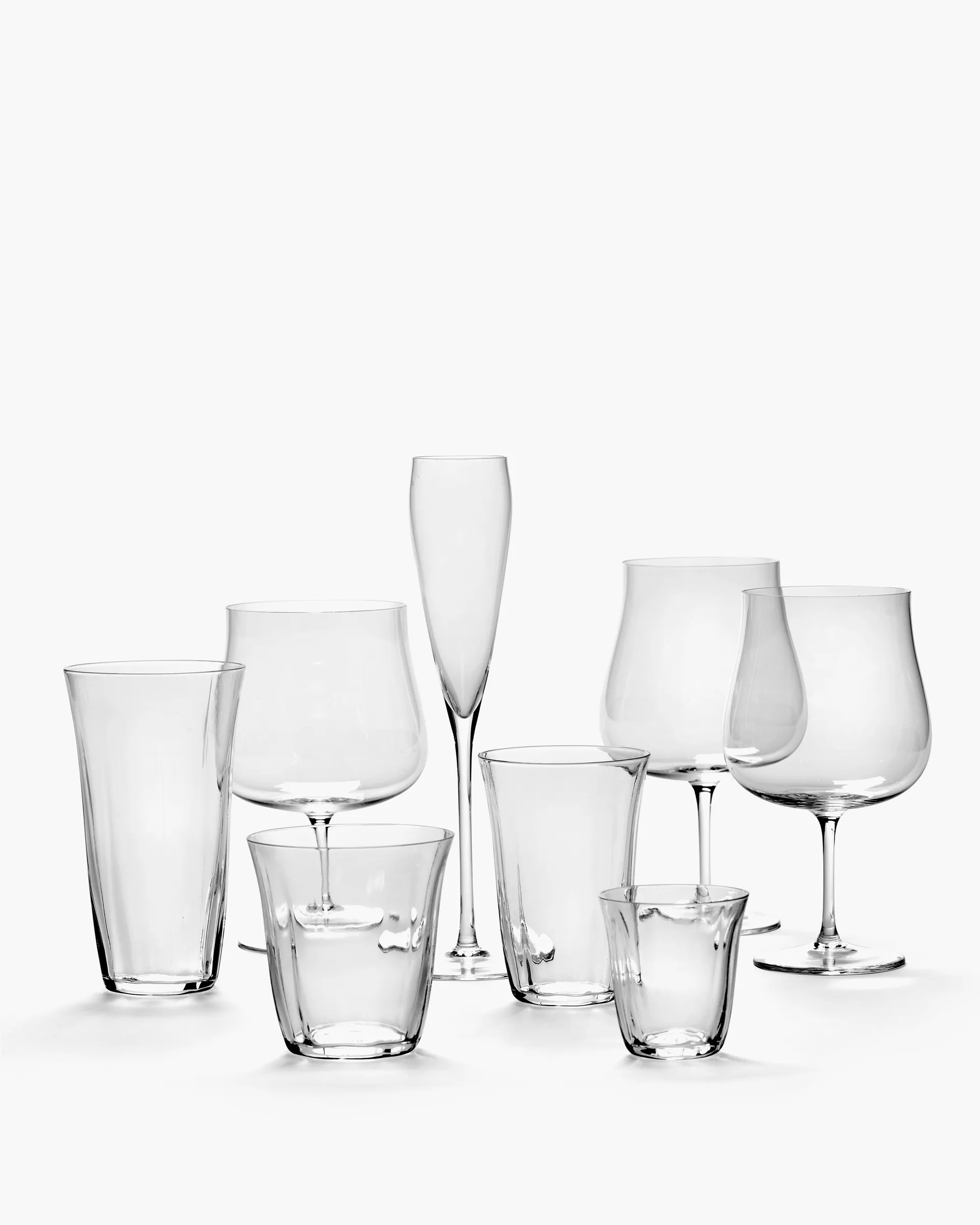 Silhouette longdrinkglas 44 cl 4-pack, Clear Serax