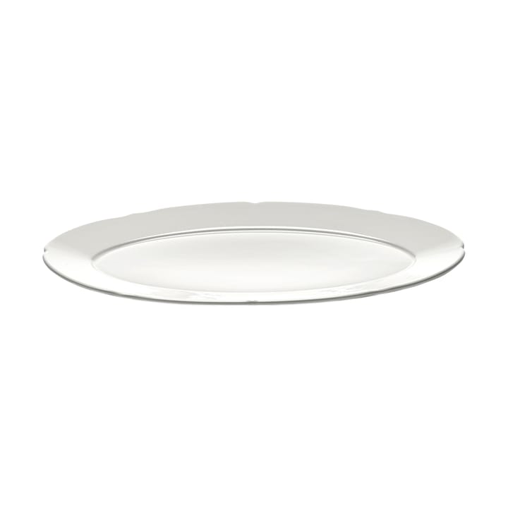 Silhouette ovaal bord M 15x24,5 cm - White - Serax