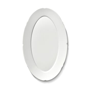 Silhouette ovaal bord M 15x24,5 cm - White - Serax