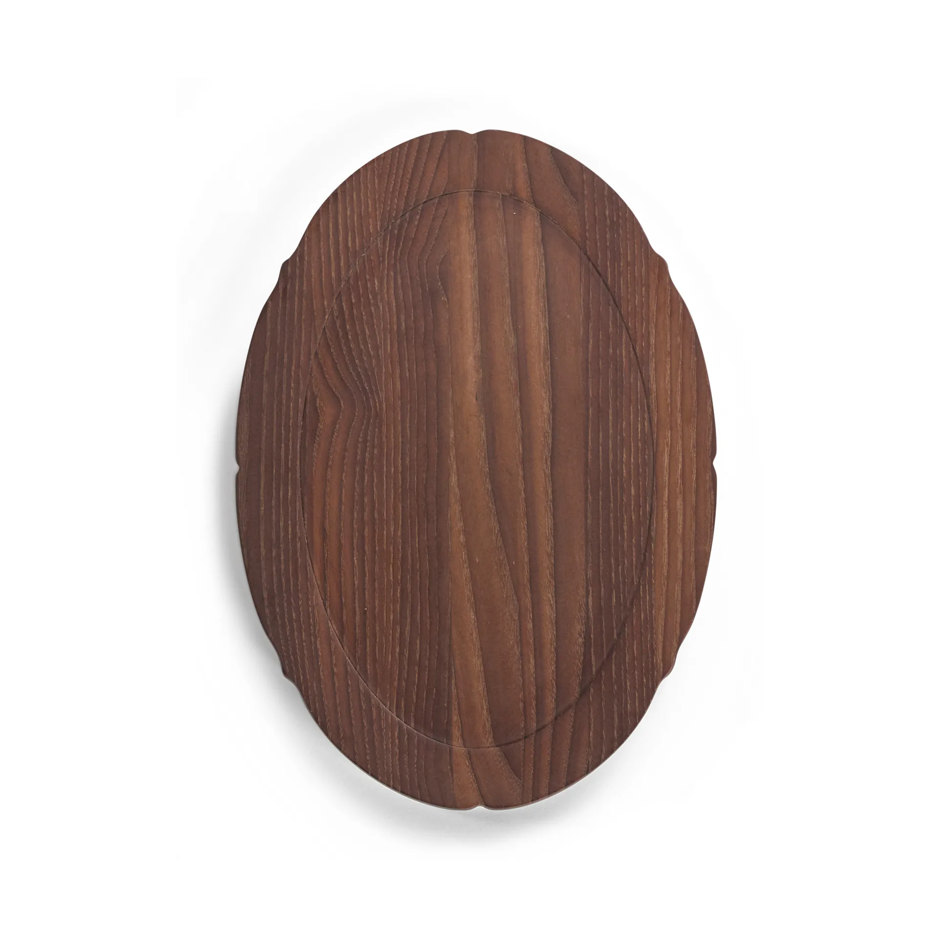 Silhouette ovaal dienblad 21x30 cm, Essenhout Serax