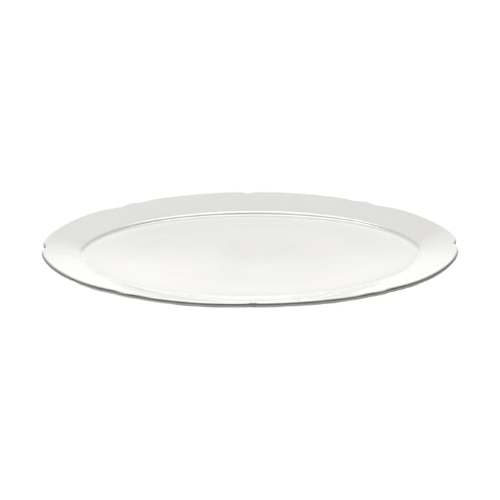 Silhouette oval bord L 21x30 cm - White - Serax