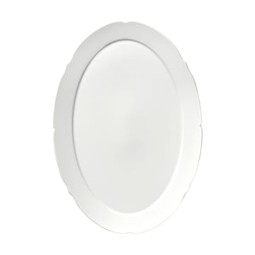 Silhouette oval bord L 21x30 cm - White - Serax