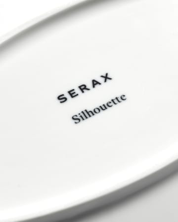 Silhouette oval diep bord S 10x18,5 cm - White - Serax