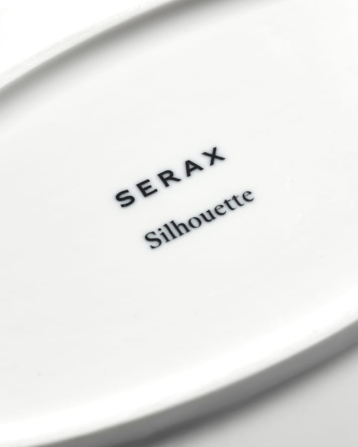 Silhouette oval diep bord S 10x18,5 cm, White Serax