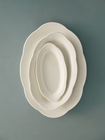 Silhouette oval diep bord S 10x18,5 cm - White - Serax