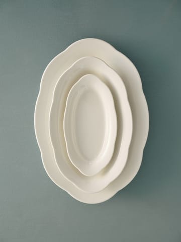 Silhouette oval diep bord S 10x18,5 cm - White - Serax
