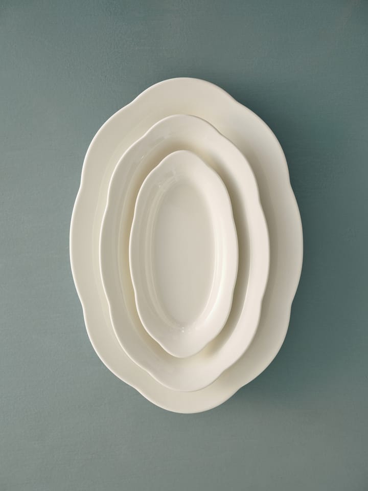 Silhouette oval diep bord S 10x18,5 cm, White Serax