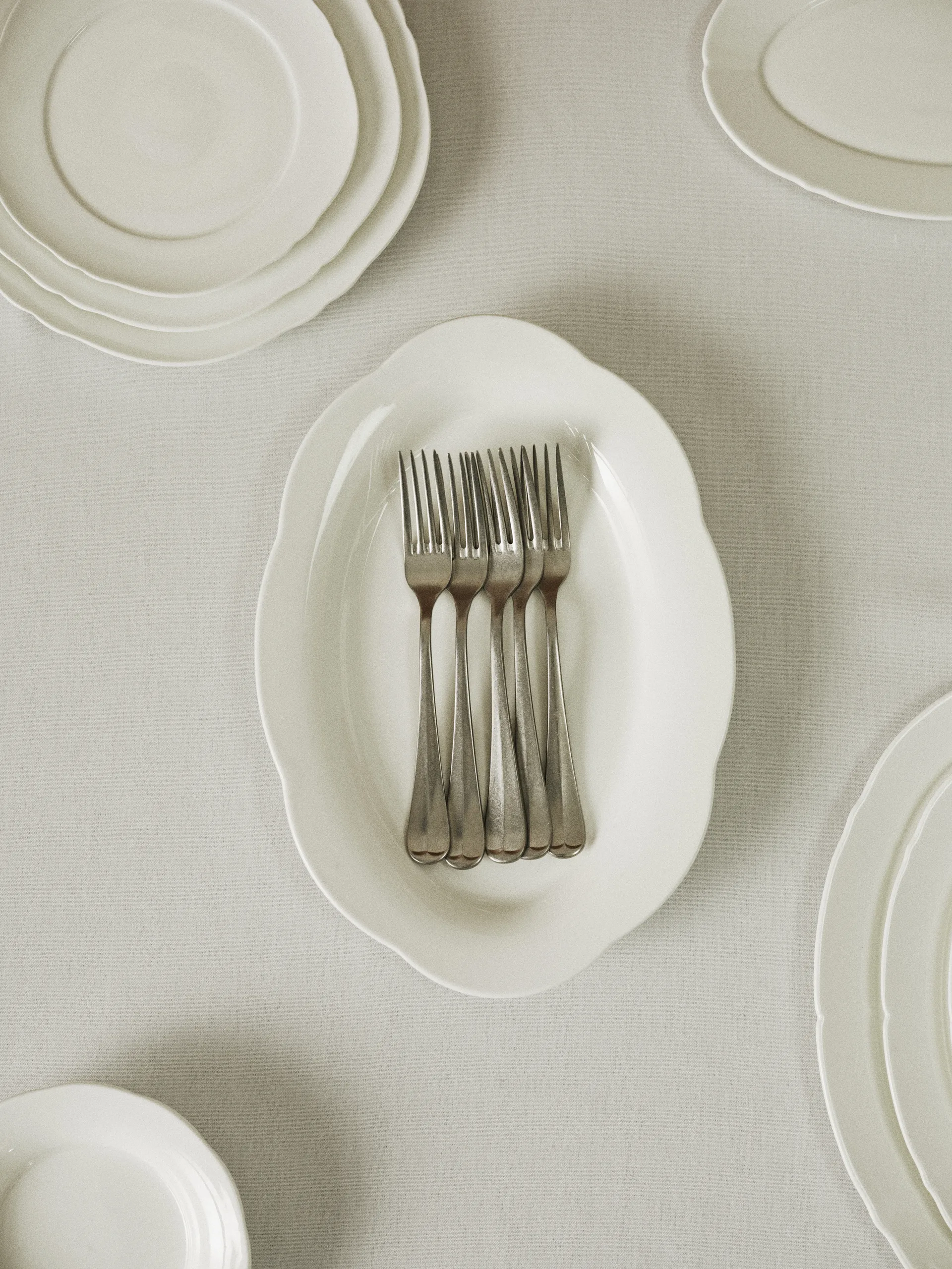 Silhouette ovale diepe schaal M 15x24,5 cm 2-pack, White Serax