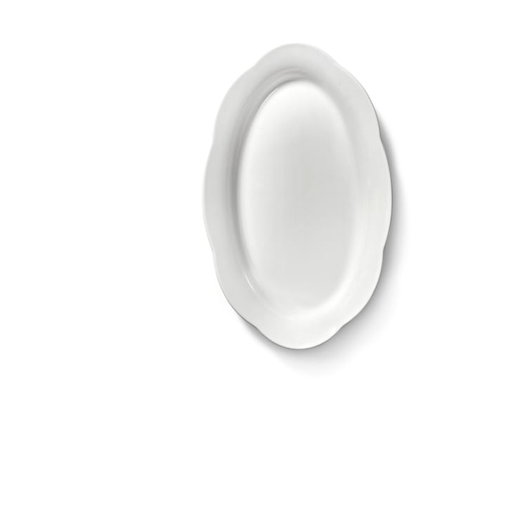 Silhouette ovale diepe schaal M 15x24,5 cm, White Serax