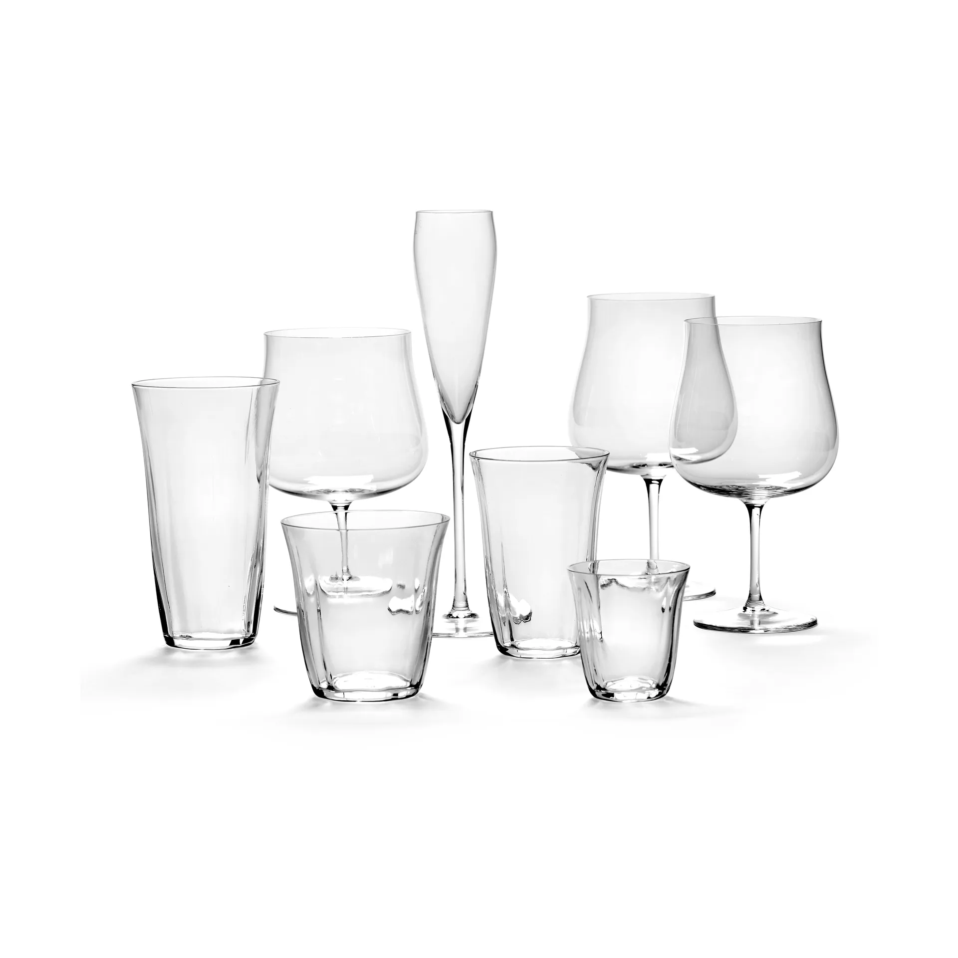 Silhouette wittewijnglas 59 cl 4-pack, Clear Serax