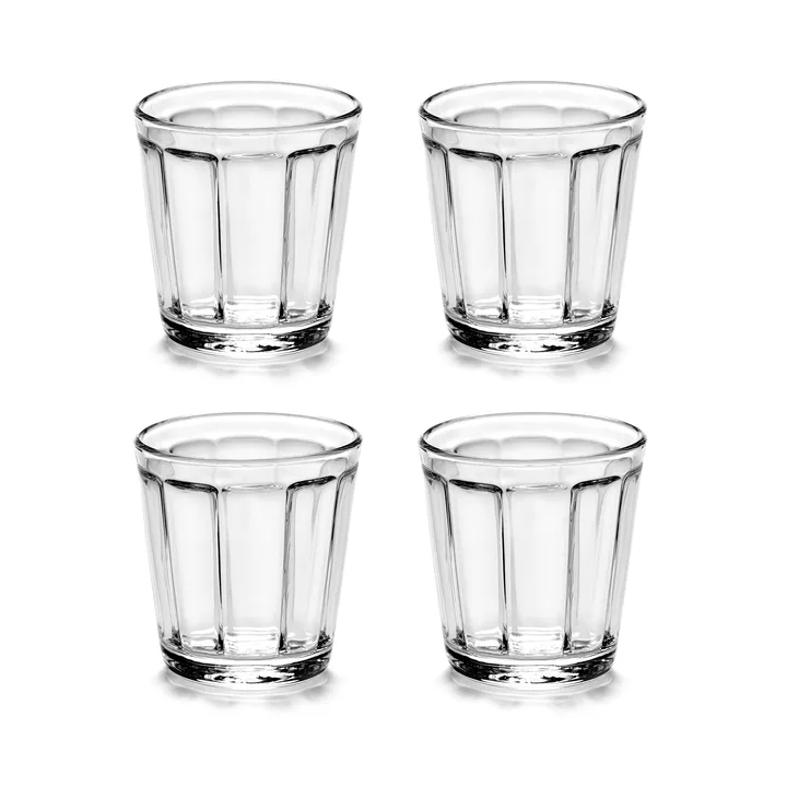 Surface espressoglas 10 cl 4-pack Helder - Serax