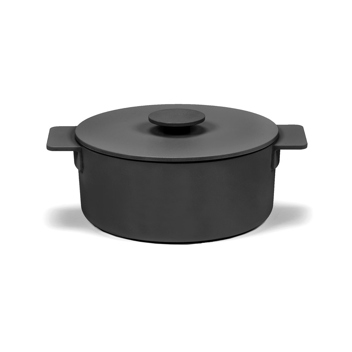 Serax Surface gietijzeren braadpan zwart 2 L