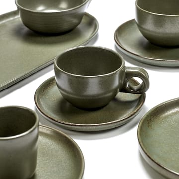 Surface koffiekop met schotel 13 cl - Camogreen - Serax