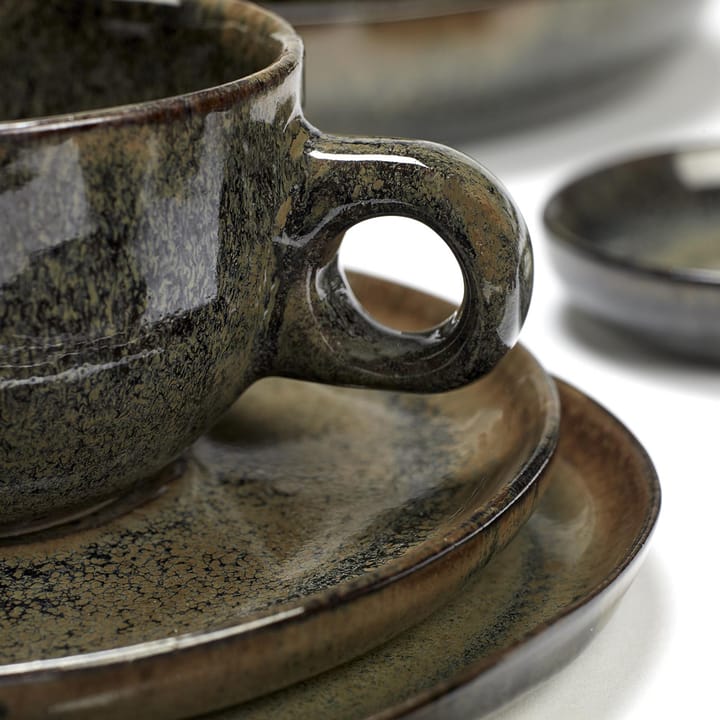 Surface koffiekop met schotel 13 cl, Indi grey Serax