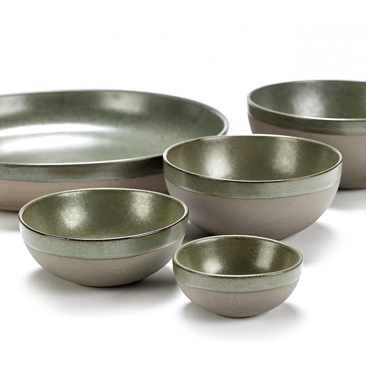 Surface ontbijtkom 13 cm, Grey-camogreen Serax