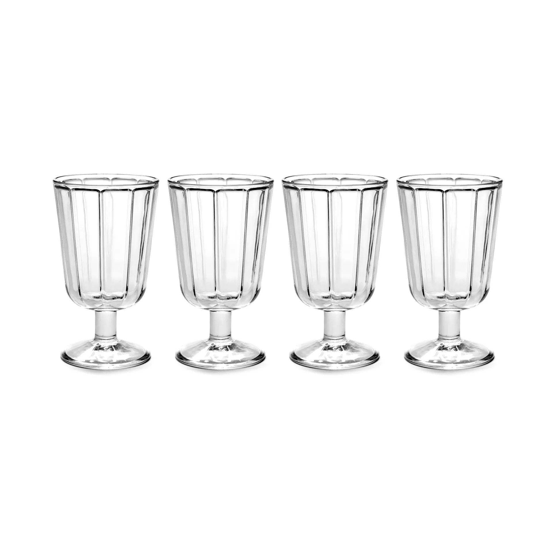 Surface rodewijnglazen 23 cl 4-pack Helder,  Serax