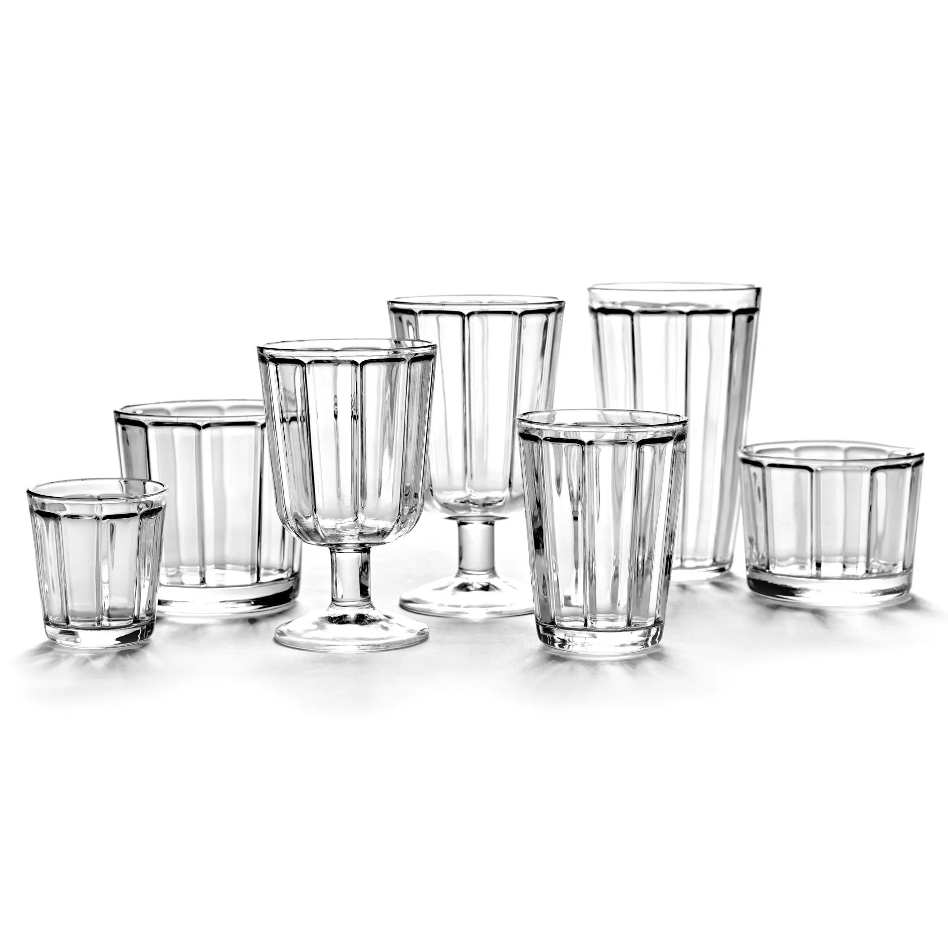 Surface rodewijnglazen 23 cl 4-pack Helder,  Serax