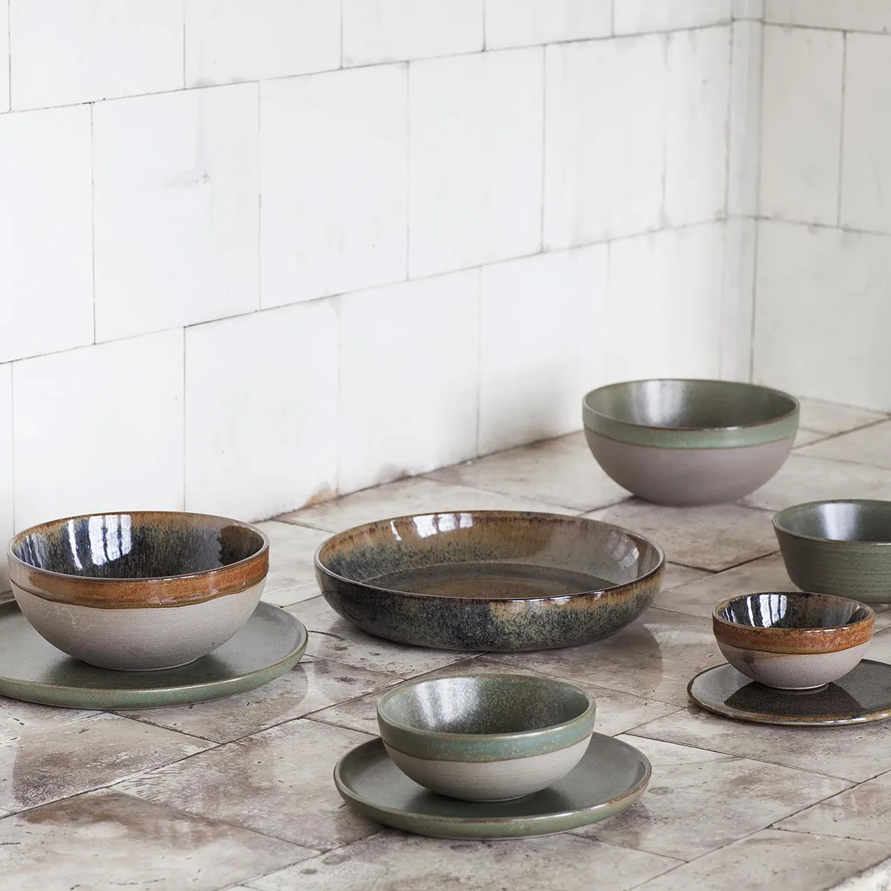 Surface serveerkom 15 cm, Camogreen Serax