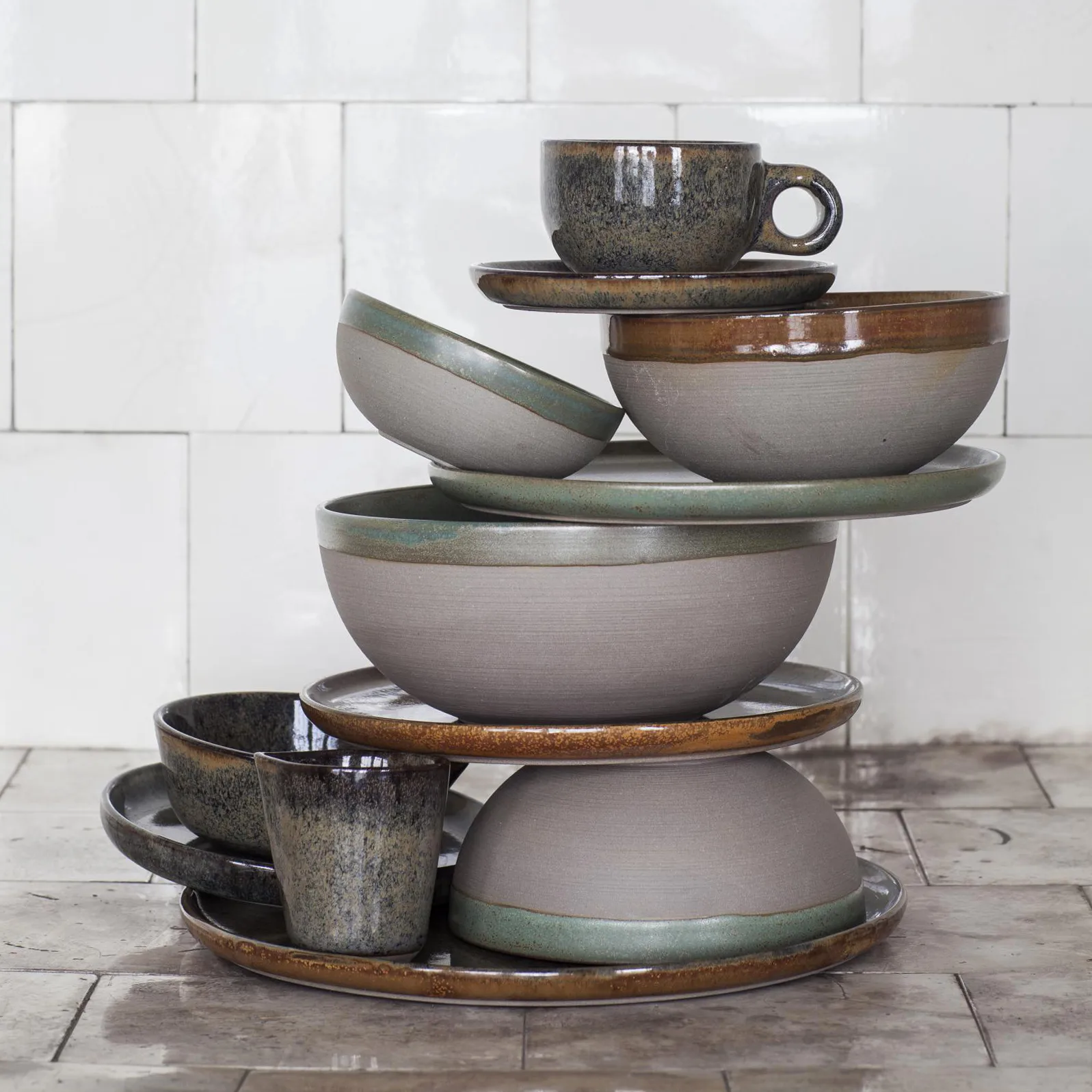 Surface slakom 23,5 cm, Camogreen Serax